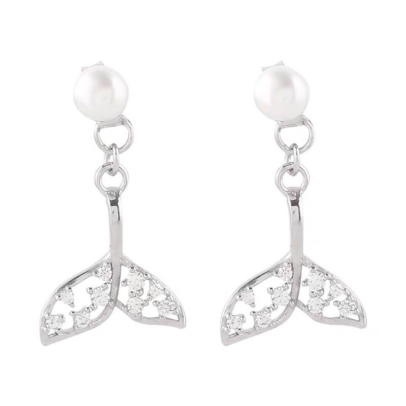 Mermaid Sterling earrings - Picture 5 of 5